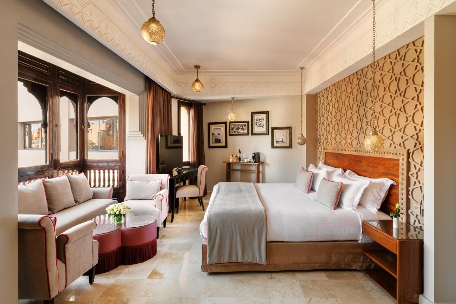 Hivernage Hotel & Spa Marrakesh Bagian luar foto A suite at the hotel