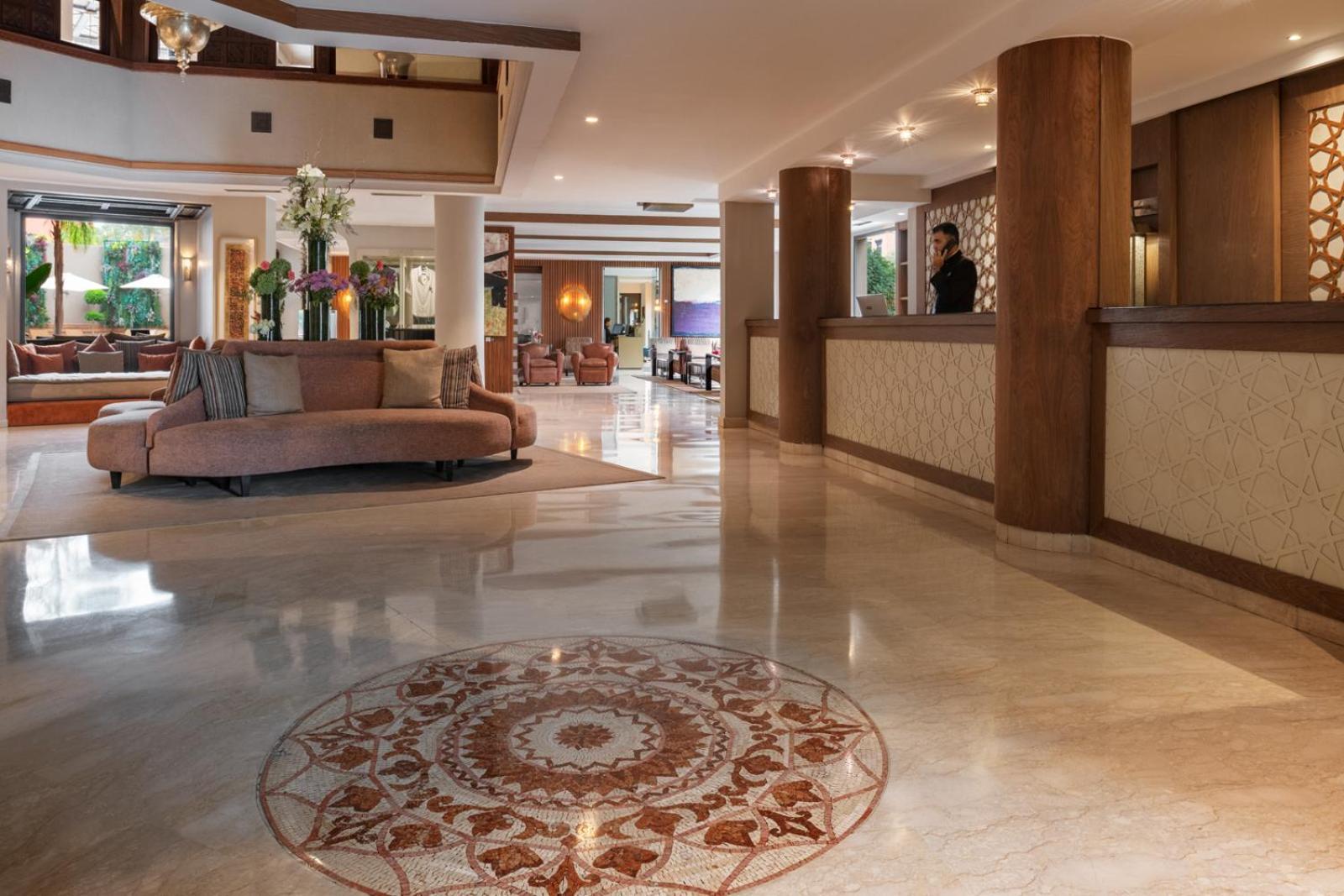 Hivernage Hotel & Spa Marrakesh Bagian luar foto Lobby