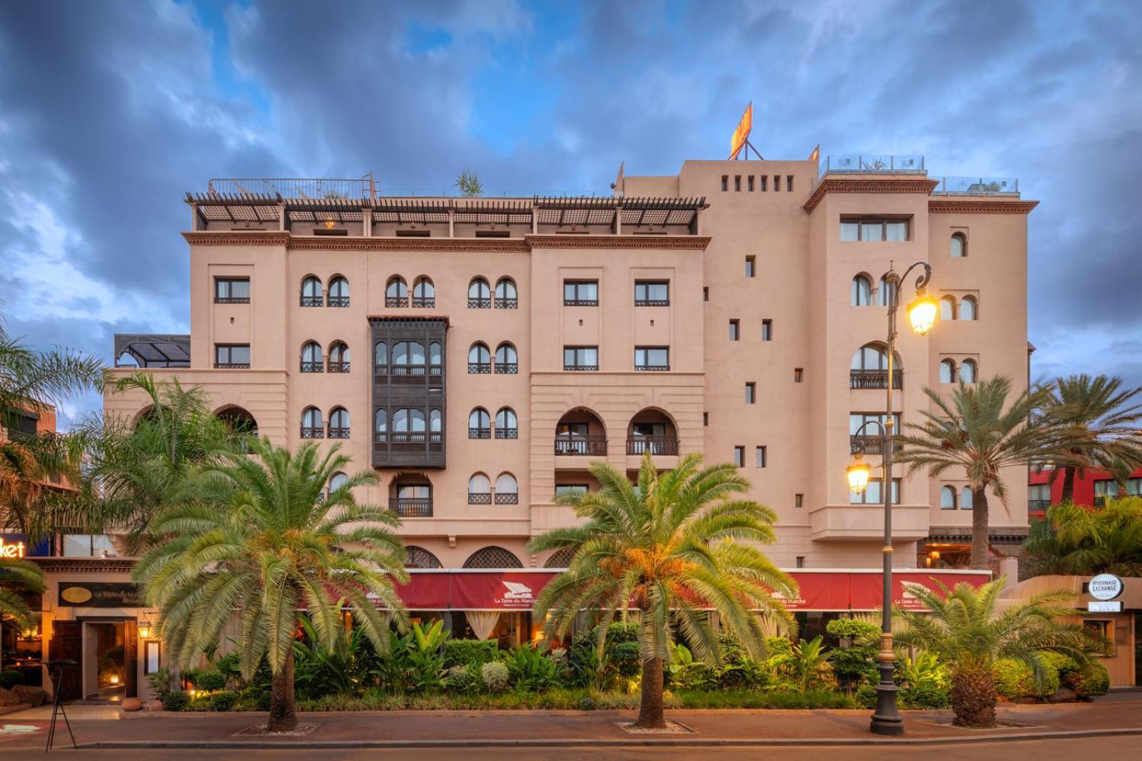 Hivernage Hotel & Spa Marrakesh Bagian luar foto The hotel in 2012